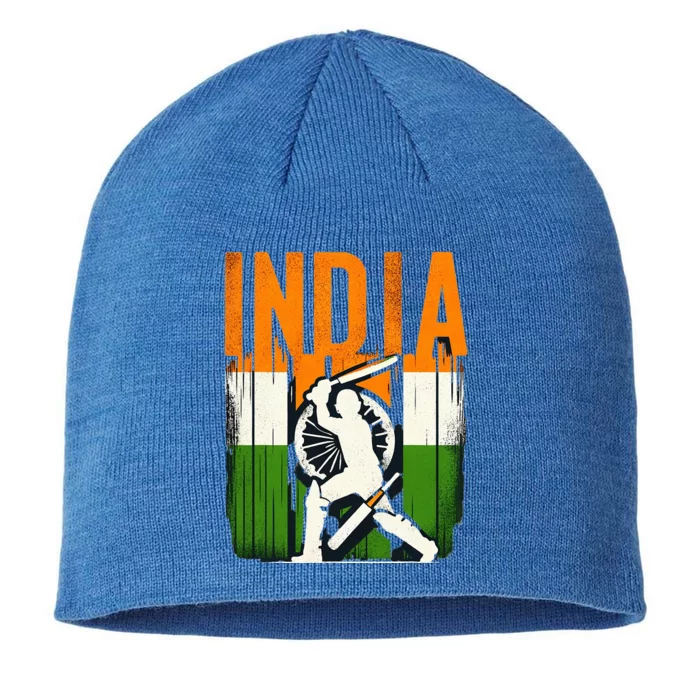 India Cricket Supporters Jersey  Indian Cricket Fans 8 1/2in Sustainable Knit Beanie