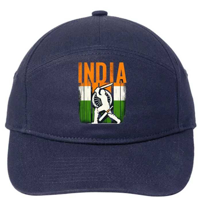 India Cricket Supporters Jersey  Indian Cricket Fans 7-Panel Snapback Hat