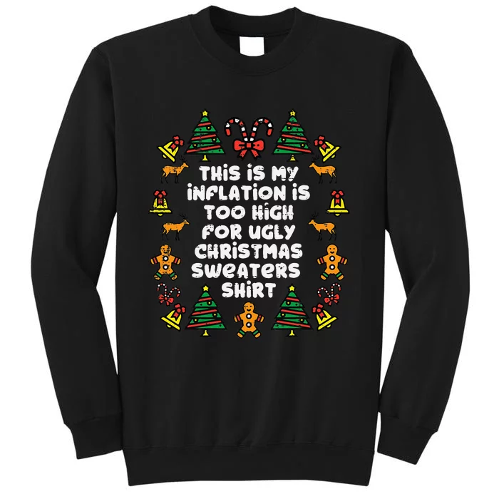 Inflation Christmas Sweaters Funny Xmas Sweatshirt