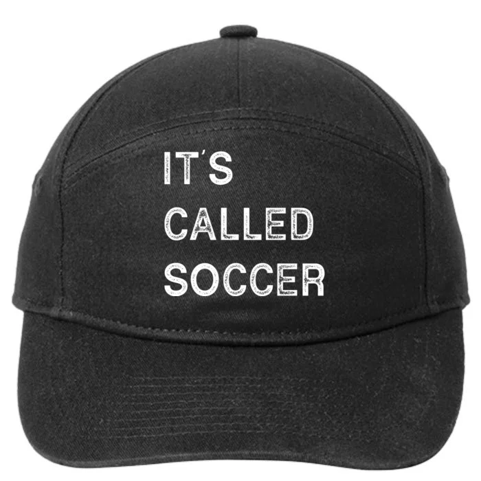 It's Called Soccer Funny World USA Football Cup 7-Panel Snapback Hat