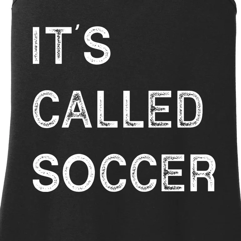 It's Called Soccer Funny World USA Football Cup Ladies Essential Tank