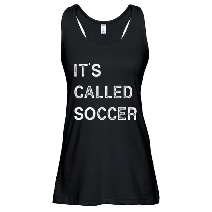 It's Called Soccer Funny World USA Football Cup Ladies Essential Flowy Tank