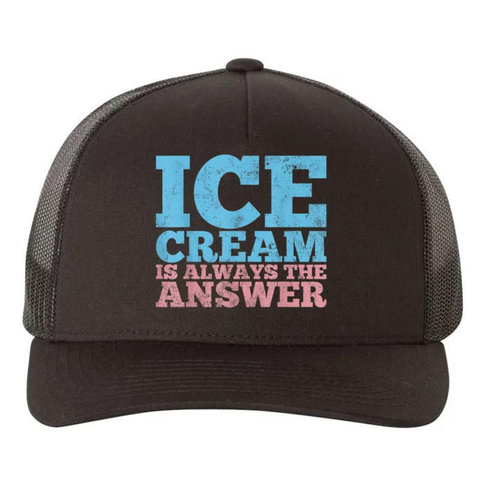 Ice Cream Summer Frozen Food Funny Vintage Gift Yupoong Adult 5-Panel Trucker Hat