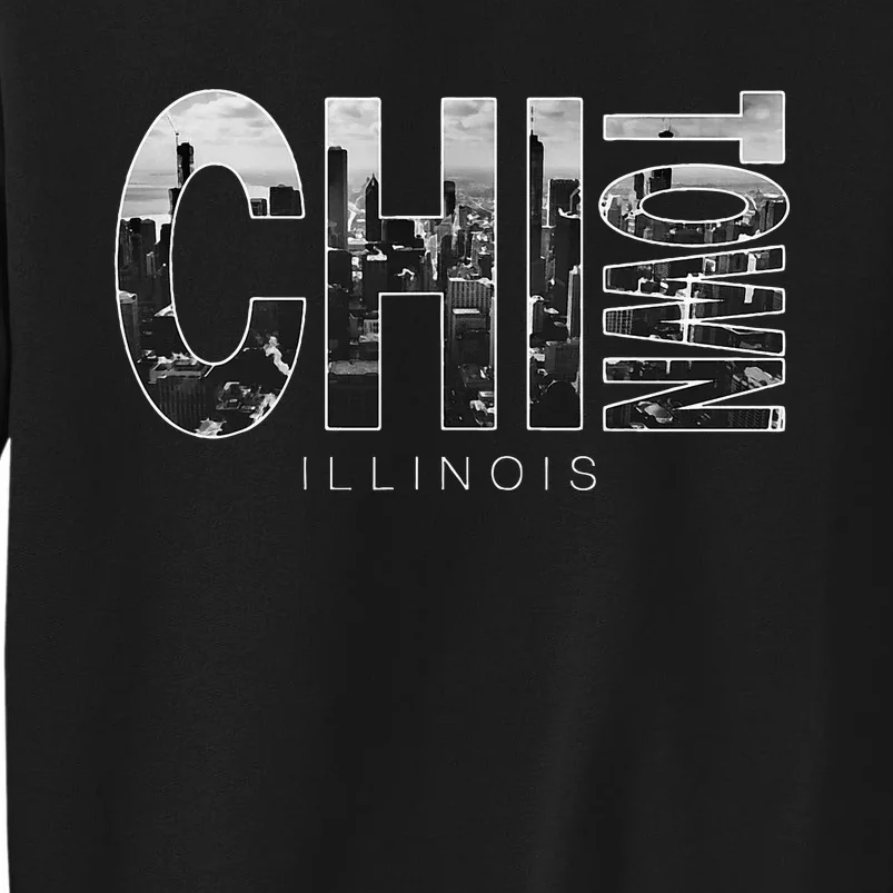 Illinois Chicago Skyline Chi Town Sweatshirt