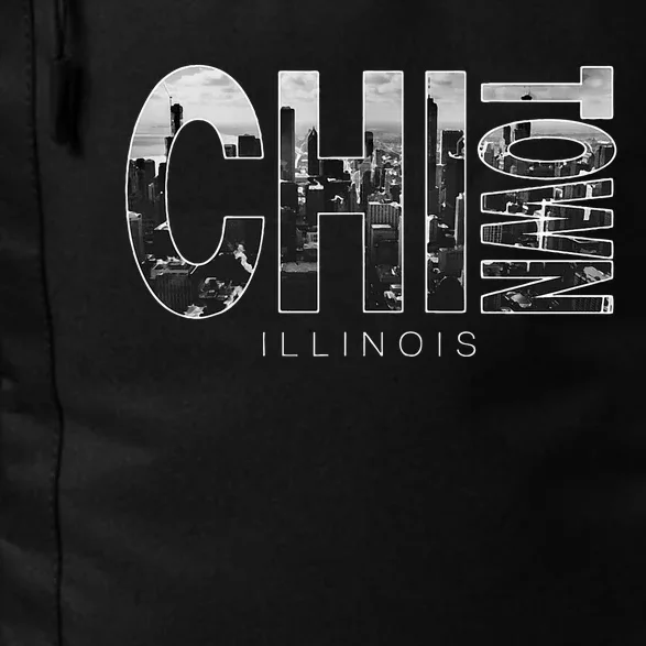 Illinois Chicago Skyline Chi Town Daily Commute Backpack