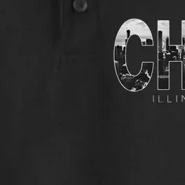 Illinois Chicago Skyline Chi Town Dry Zone Grid Performance Polo