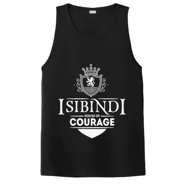 Isibindi Courage School Spirit Courageous Green Performance Tank