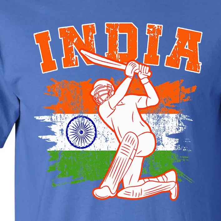 India Cricket Supporters Jersey  Indian Cricket Fans Tall T-Shirt