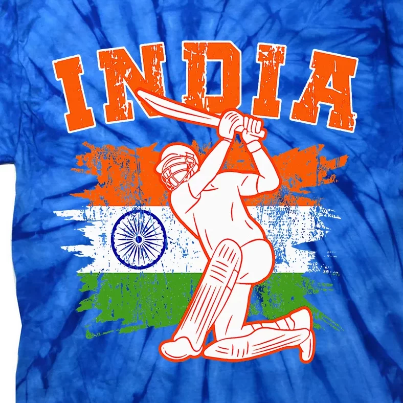 India Cricket Supporters Jersey  Indian Cricket Fans Tie-Dye T-Shirt