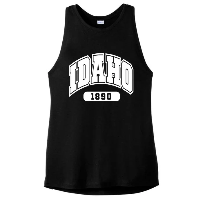 Idaho Collegiate Style 1890 Ladies Tri-Blend Wicking Tank