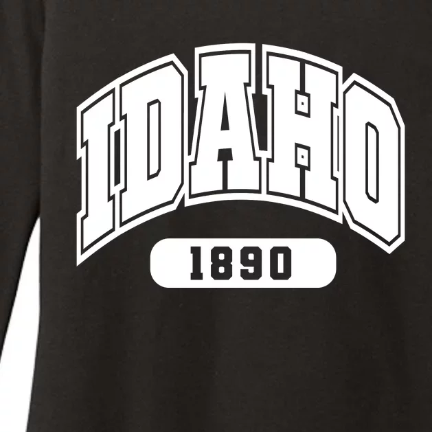 Idaho Collegiate Style 1890 Womens CVC Long Sleeve Shirt