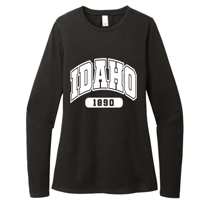 Idaho Collegiate Style 1890 Womens CVC Long Sleeve Shirt