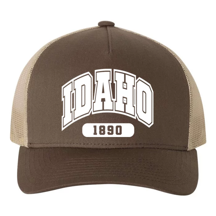 Idaho Collegiate Style 1890 Yupoong Adult 5-Panel Trucker Hat