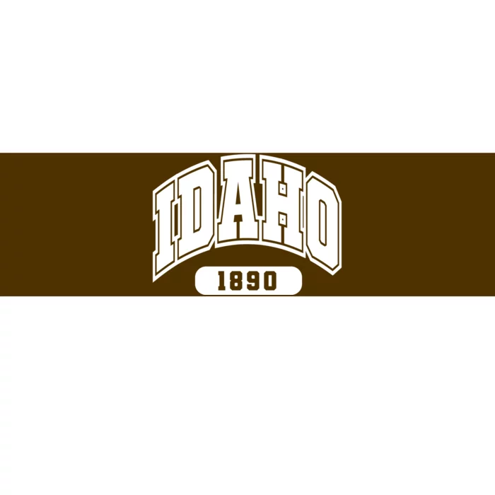 Idaho Collegiate Style 1890 Bumper Sticker