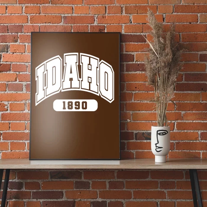 Idaho Collegiate Style 1890 Poster