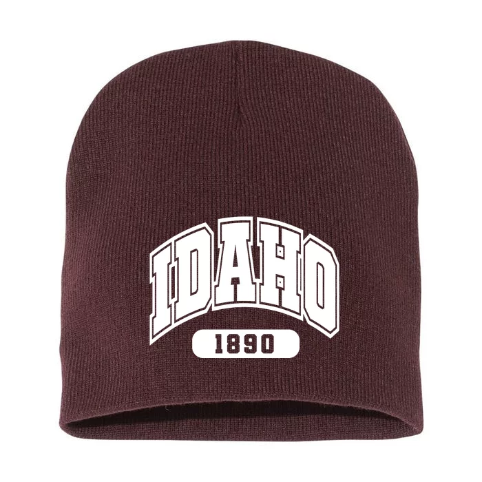 Idaho Collegiate Style 1890 Short Acrylic Beanie