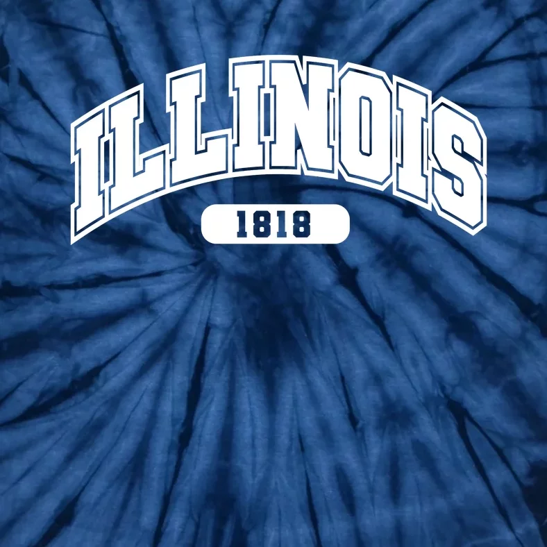 Illinois Collegiate Style 1818 Tie-Dye T-Shirt