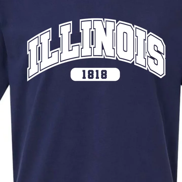 Illinois Collegiate Style 1818 Sueded Cloud Jersey T-Shirt