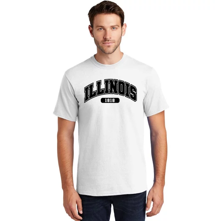 Illinois Collegiate Style 1818 Tall T-Shirt