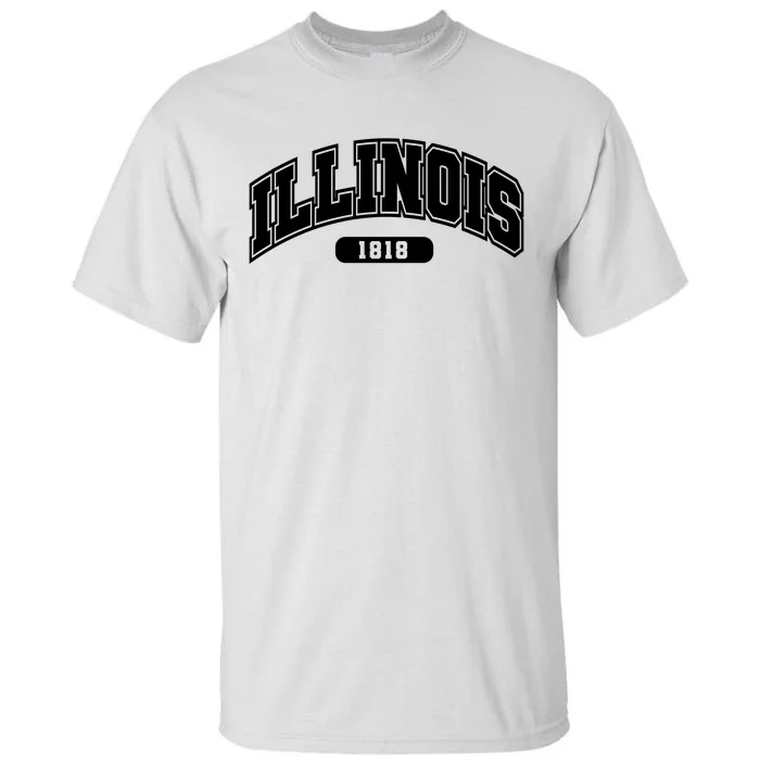 Illinois Collegiate Style 1818 Tall T-Shirt