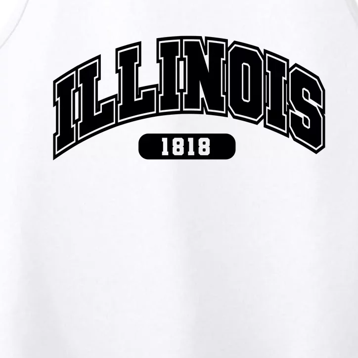 Illinois Collegiate Style 1818 Performance Tank