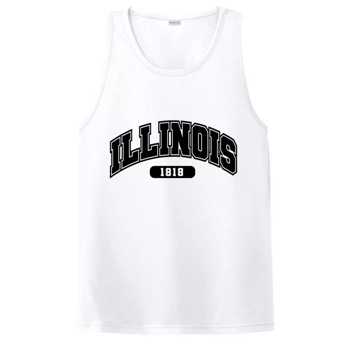 Illinois Collegiate Style 1818 Performance Tank