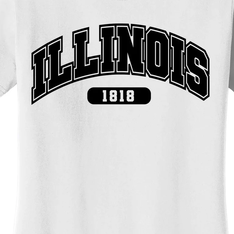 Illinois Collegiate Style 1818 Women's T-Shirt