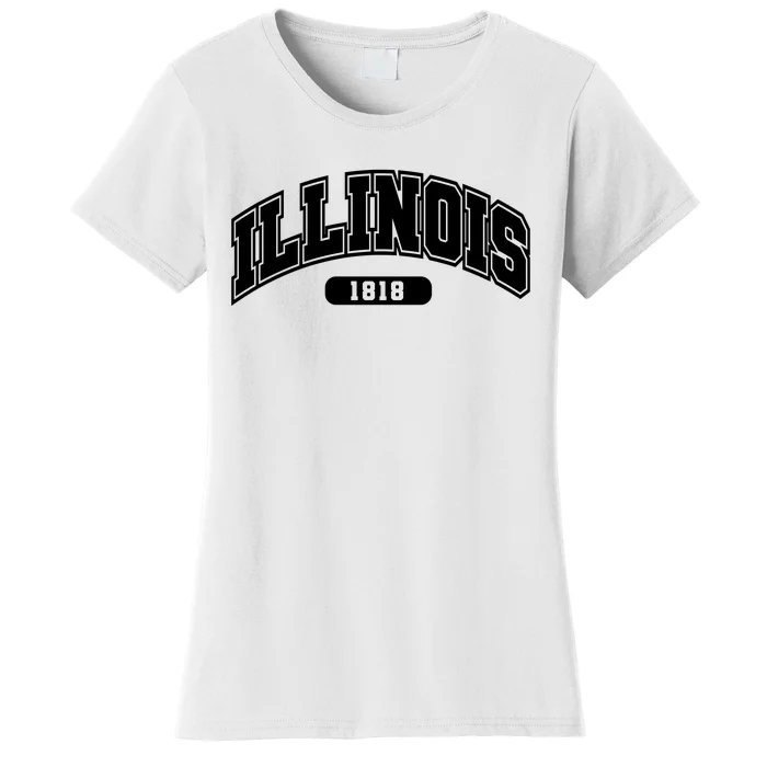 Illinois Collegiate Style 1818 Women's T-Shirt