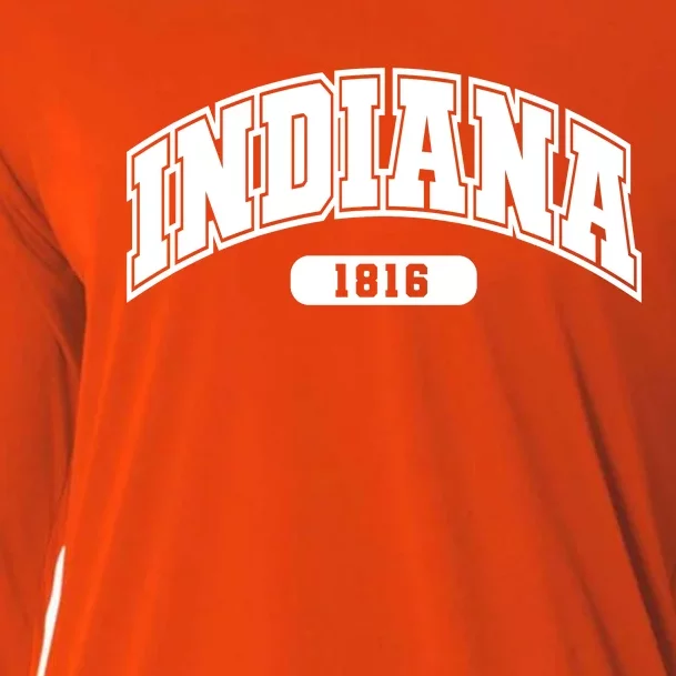 Indiana Collegiate Style 1816 Cooling Performance Long Sleeve Crew