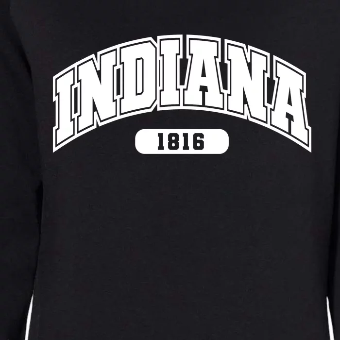 Indiana Collegiate Style 1816 Womens California Wash Sweatshirt