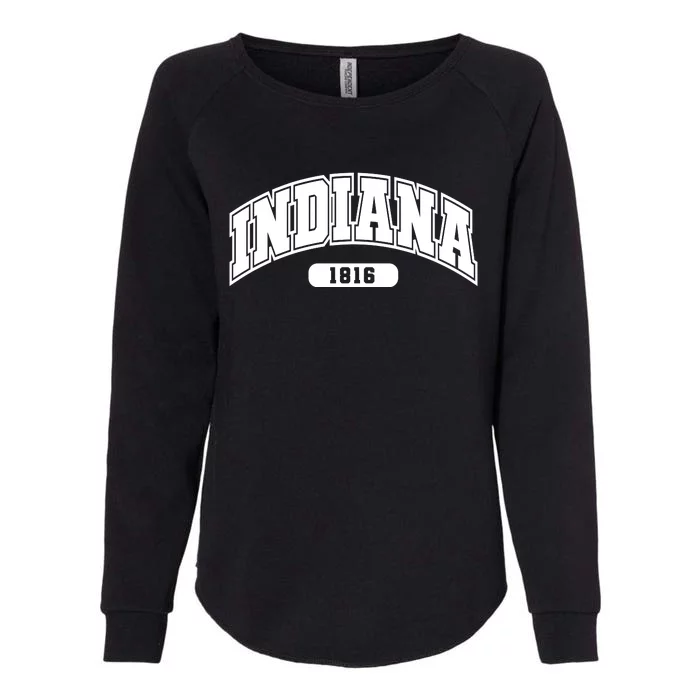 Indiana Collegiate Style 1816 Womens California Wash Sweatshirt