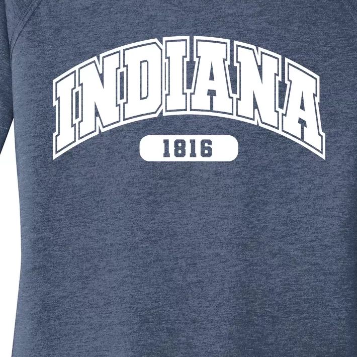 Indiana Collegiate Style 1816 Women's Perfect Tri Tunic Long Sleeve Shirt