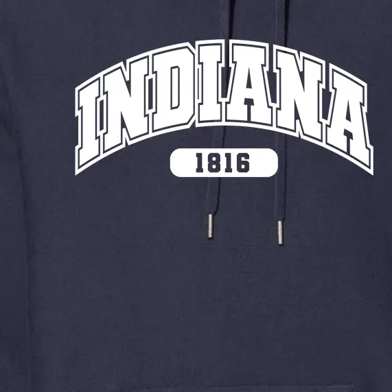 Indiana Collegiate Style 1816 Premium Hoodie