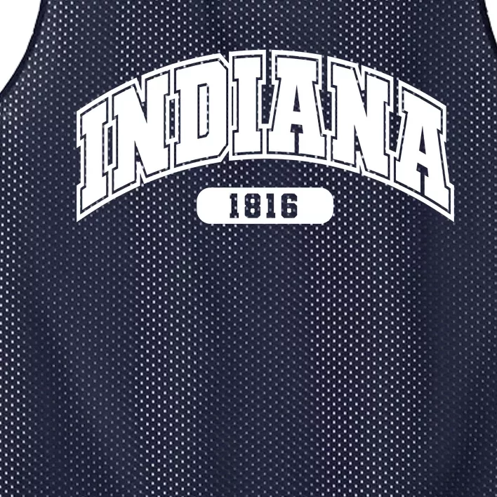 Indiana Collegiate Style 1816 Mesh Reversible Basketball Jersey Tank