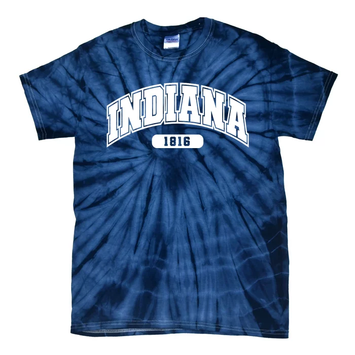 Indiana Collegiate Style 1816 Tie-Dye T-Shirt