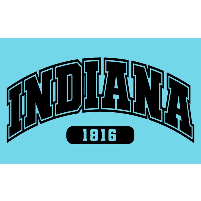 Indiana Collegiate Style 1816 Bumper Sticker