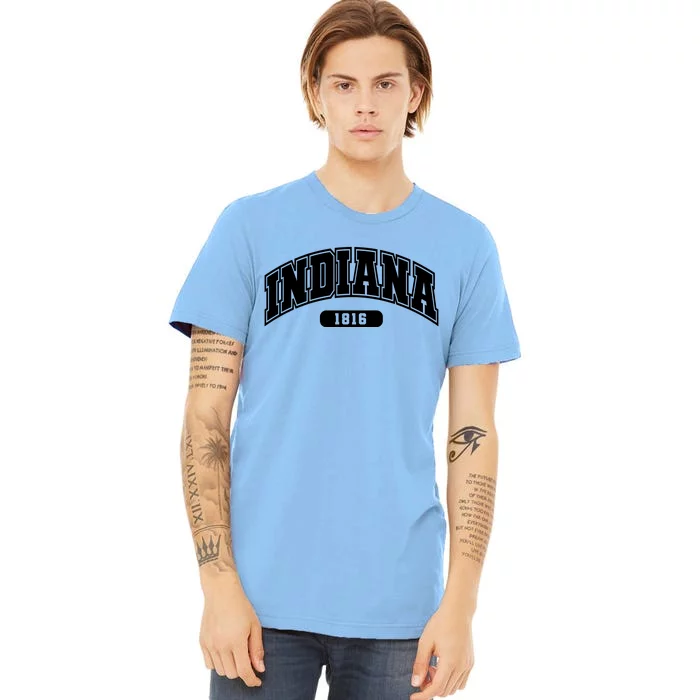 Indiana Collegiate Style 1816 Premium T-Shirt