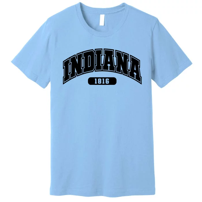 Indiana Collegiate Style 1816 Premium T-Shirt