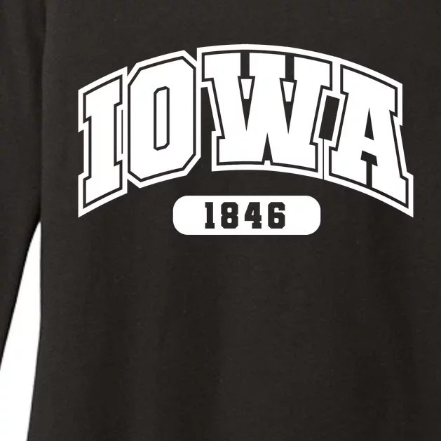 Iowa Collegiate Style 1846 Womens CVC Long Sleeve Shirt