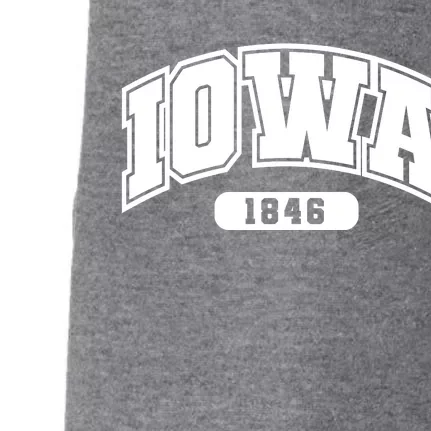 Iowa Collegiate Style 1846 Doggie 3-End Fleece Hoodie