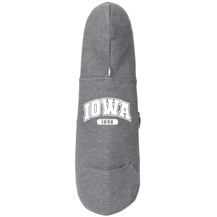 Iowa Collegiate Style 1846 Doggie 3-End Fleece Hoodie