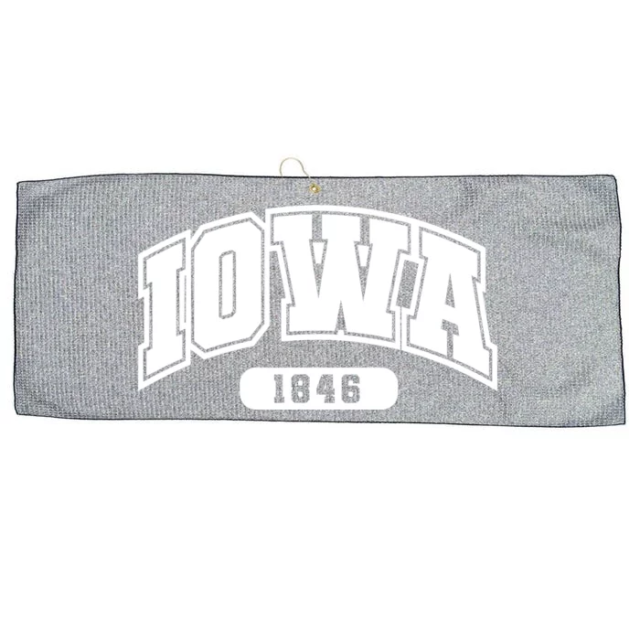 Iowa Collegiate Style 1846 Large Microfiber Waffle Golf Towel