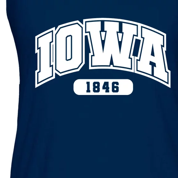 Iowa Collegiate Style 1846 Ladies Essential Flowy Tank