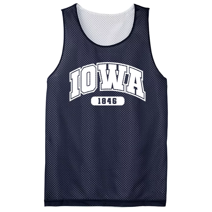 Iowa Collegiate Style 1846 Mesh Reversible Basketball Jersey Tank