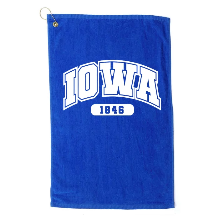 Iowa Collegiate Style 1846 Platinum Collection Golf Towel