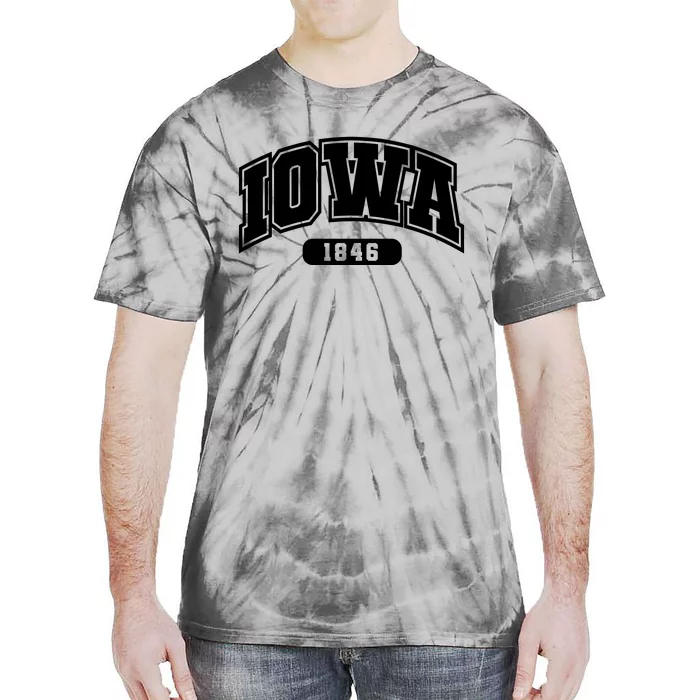 Iowa Collegiate Style 1846 Tie-Dye T-Shirt