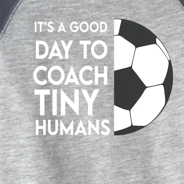 I Coach Tiny Humans Soccer Kids Trainer PE Teacher Sports Toddler Fine Jersey T-Shirt