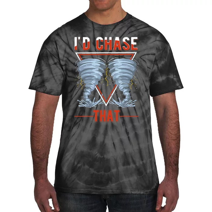 ID Chase That Tornado Storm Chaser Tie-Dye T-Shirt