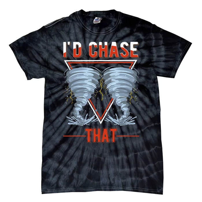 ID Chase That Tornado Storm Chaser Tie-Dye T-Shirt