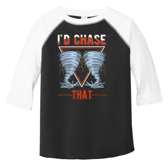 ID Chase That Tornado Storm Chaser Toddler Fine Jersey T-Shirt